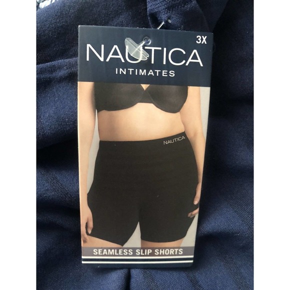 Nautica Intimates Sleamless Slip Shorts Blue Size 3 X (C) 3683 - Picture 2 of 3